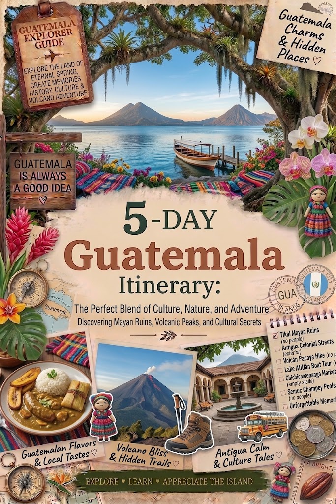 5-Day Guatemala Itinerary: The Perfect Blend of Culture, Nature, and Adventure