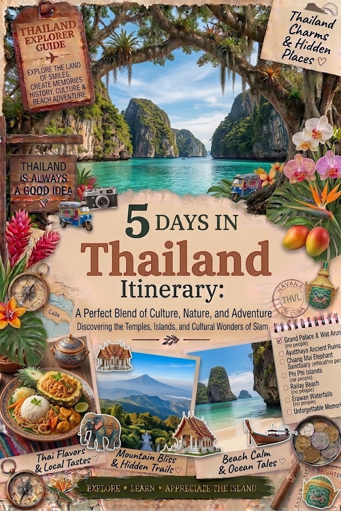5 Days in Thailand Itinerary: A Perfect Blend of Culture, Nature, and Adventure