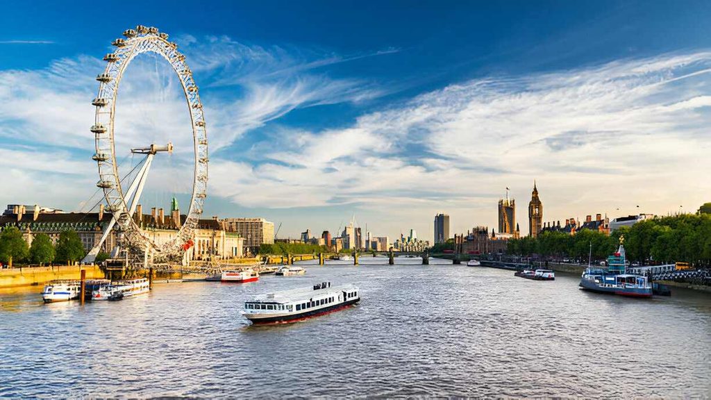 Midday: The London Eye—Bird’s-Eye View of London