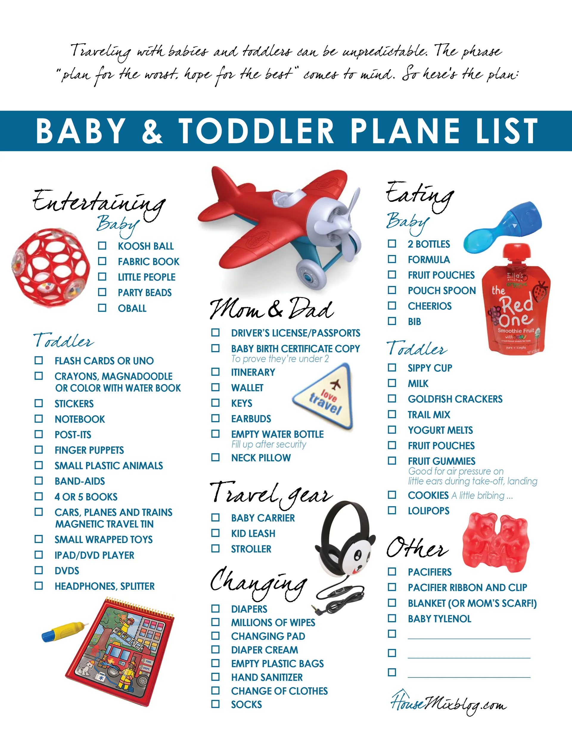 1. Essentials for Traveling with a Toddler and Baby