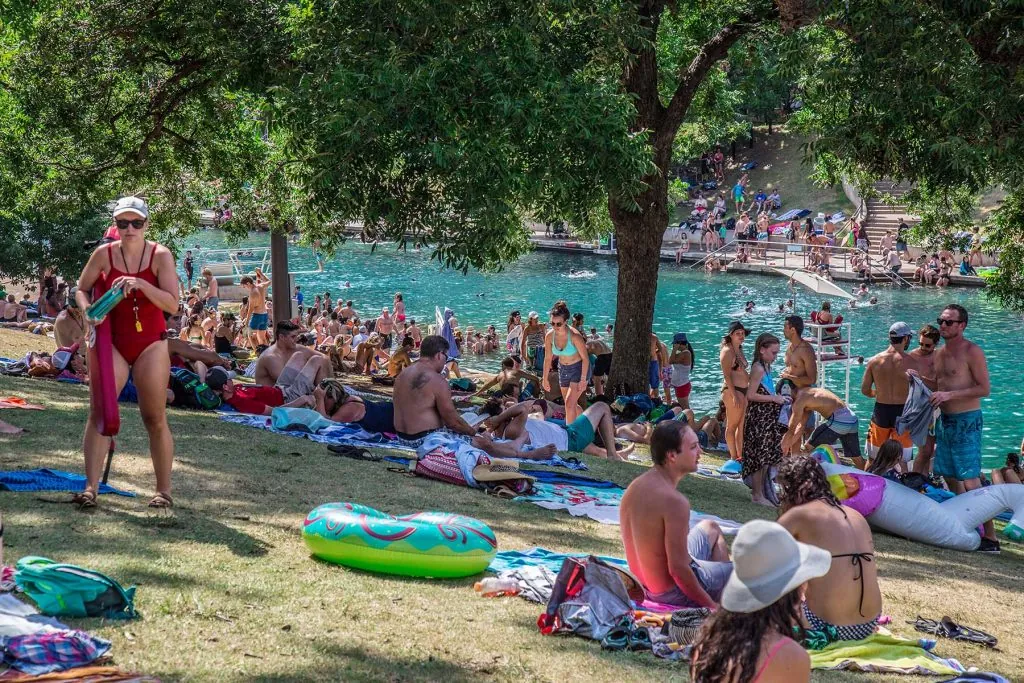 1. Explore Zilker Park and Barton Springs Pool