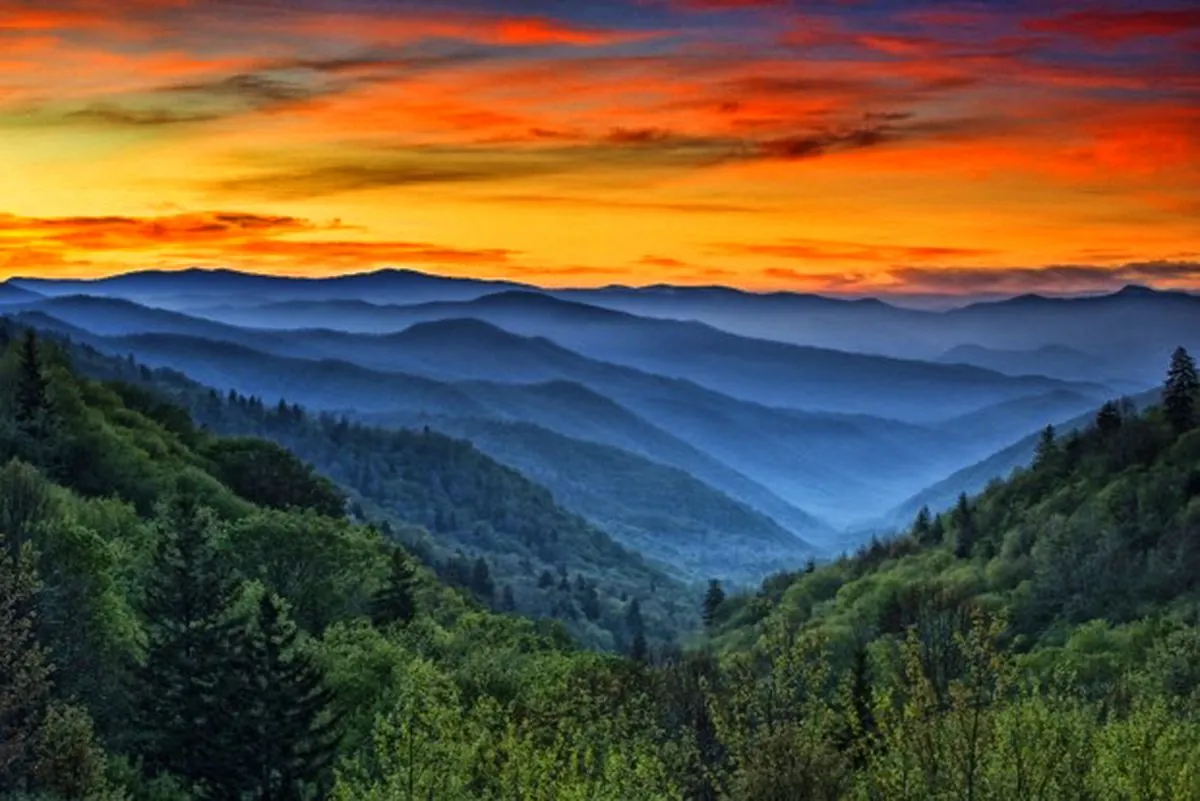 1. Explore the Great Smoky Mountains National Park