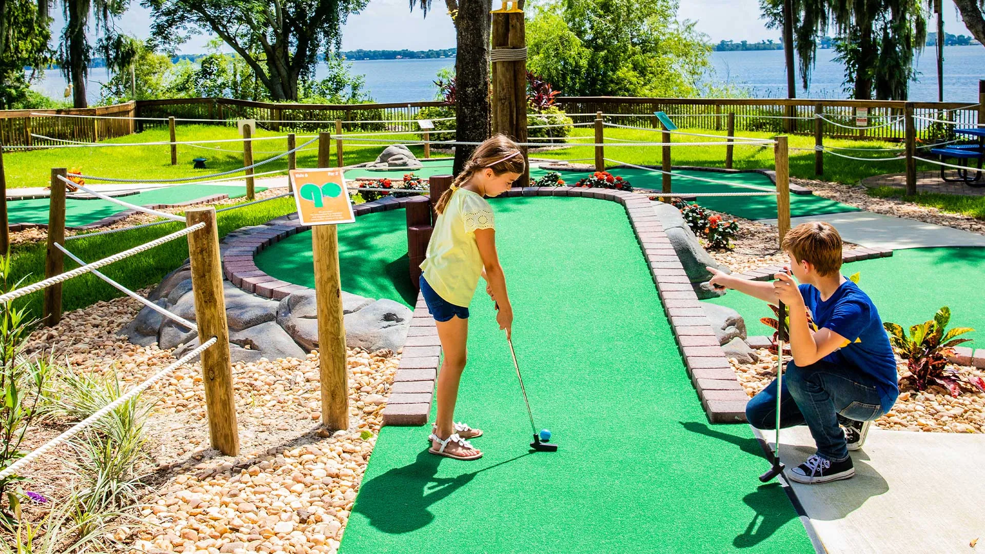 10. Enjoy Mini Golf at The Track