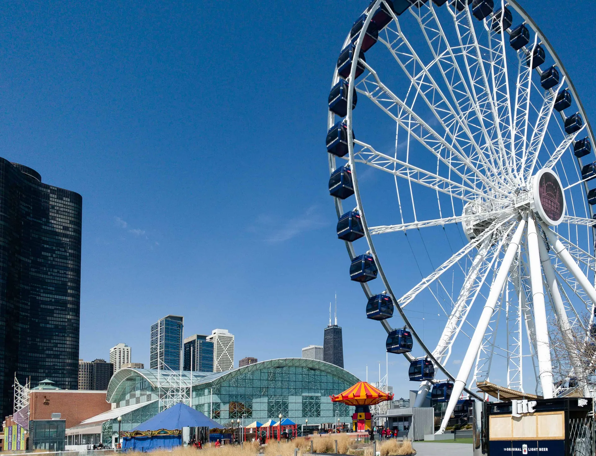 10. Take a Ride on the Centennial Wheel at Navy Pier