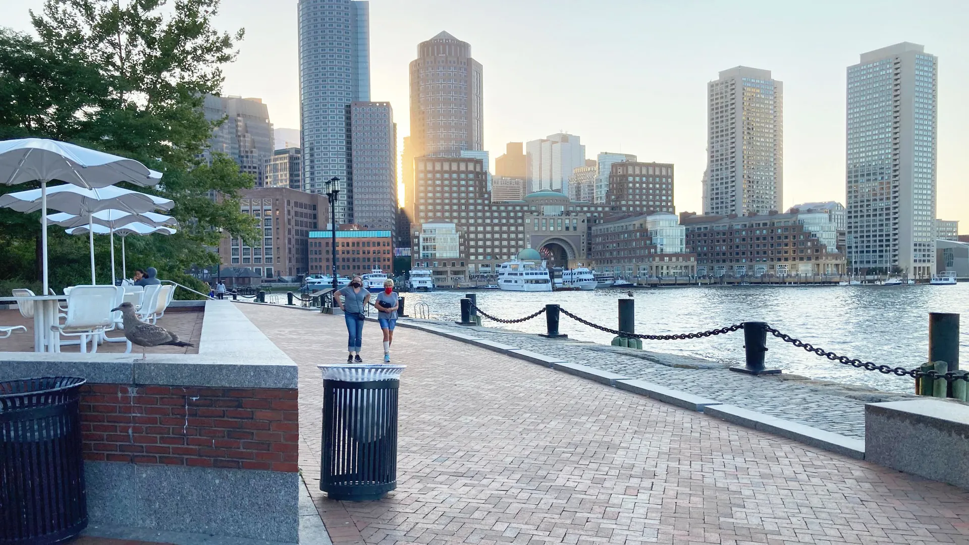 12. Explore Fan Pier Park & Boston Harborwalk Views