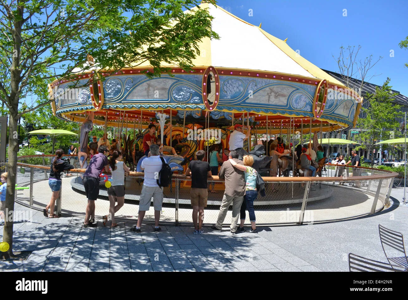 13. Ride the Carousel at Rose Kennedy Greenway & Splash Fountains