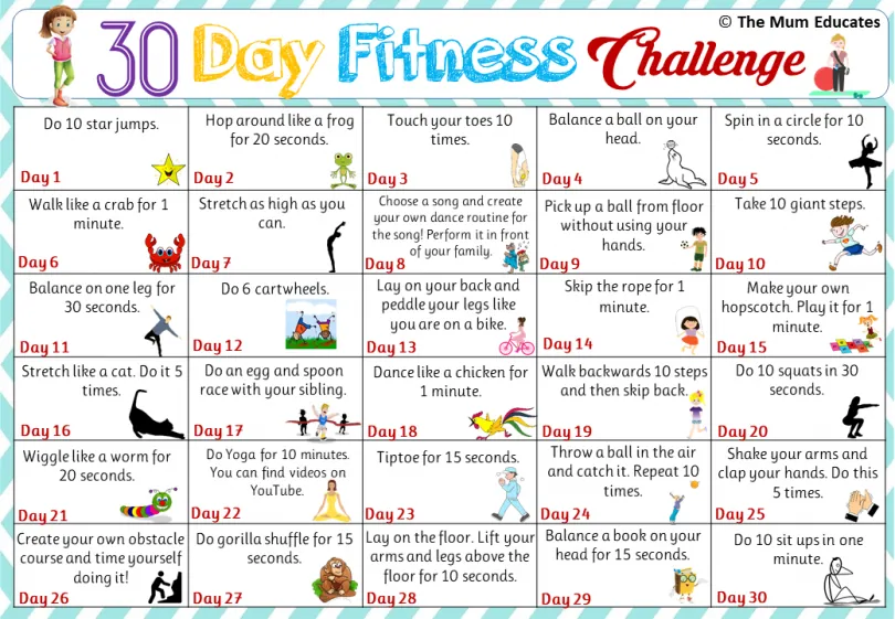 13. Try Physical Challenges or Mini Workouts