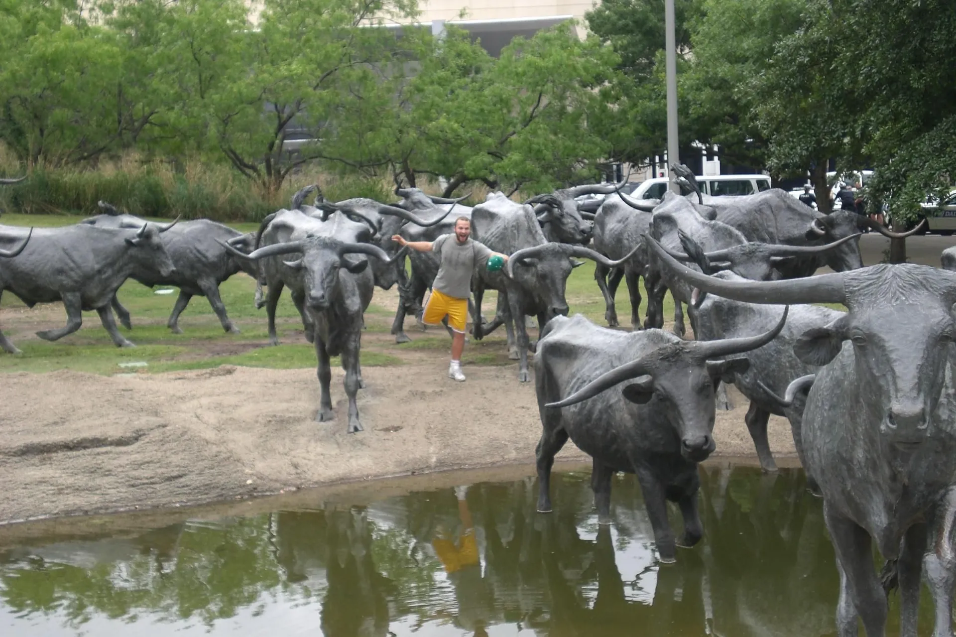 14. Capture Moments at the Cattle Drive Sculptures