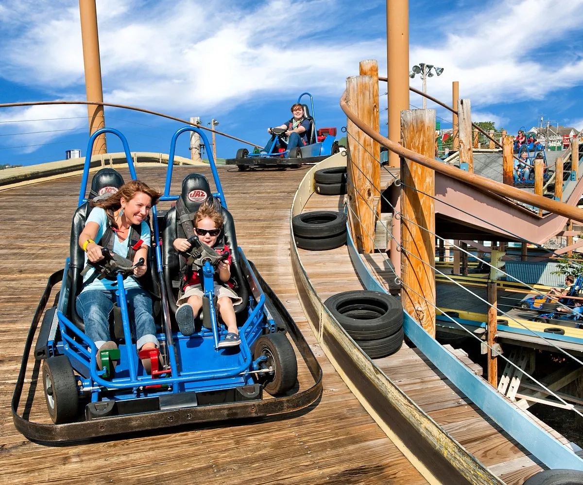 15. Ride Go-Karts at The Track Family Fun Parks