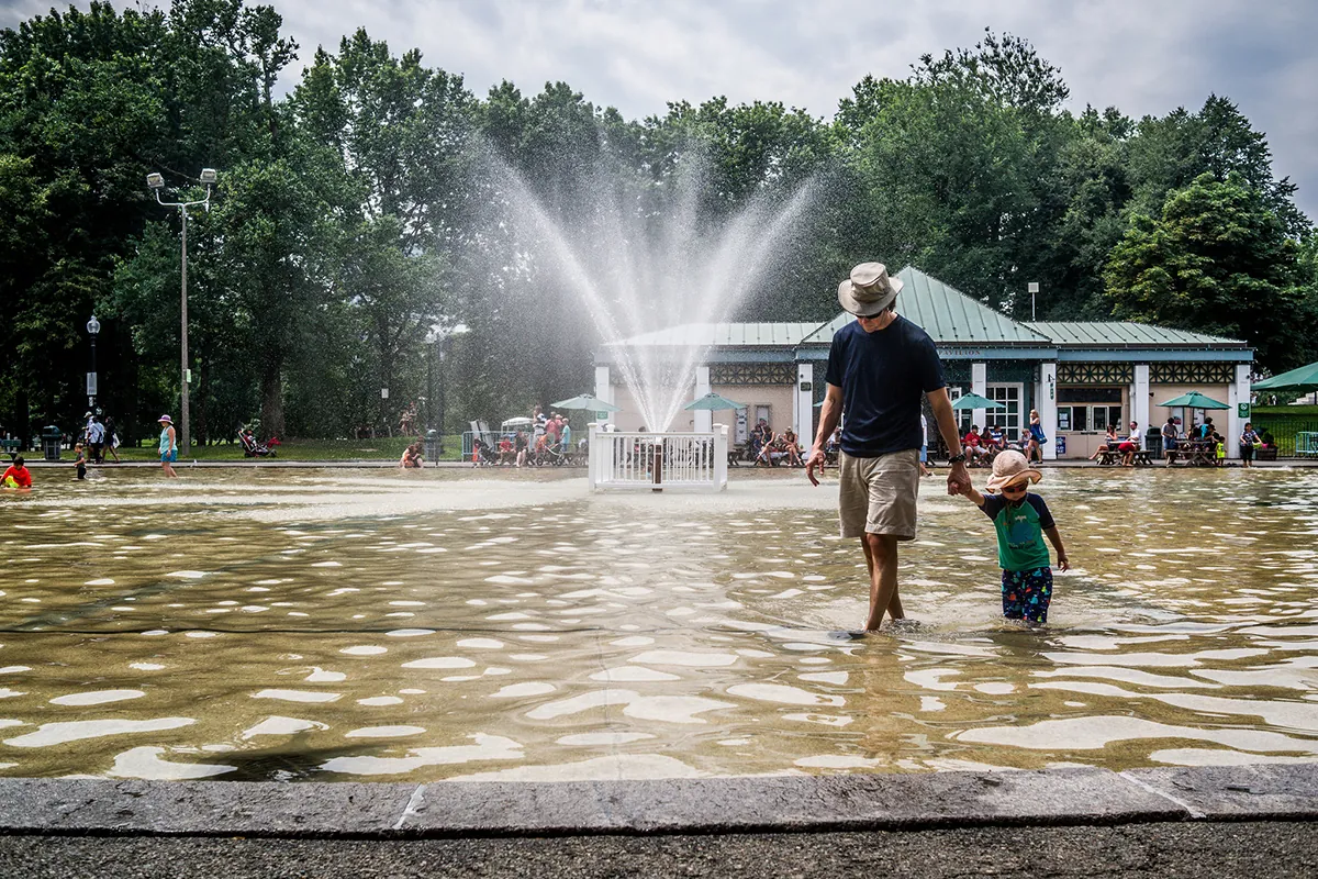 16. Spend Time at Frog Pond in Boston Common