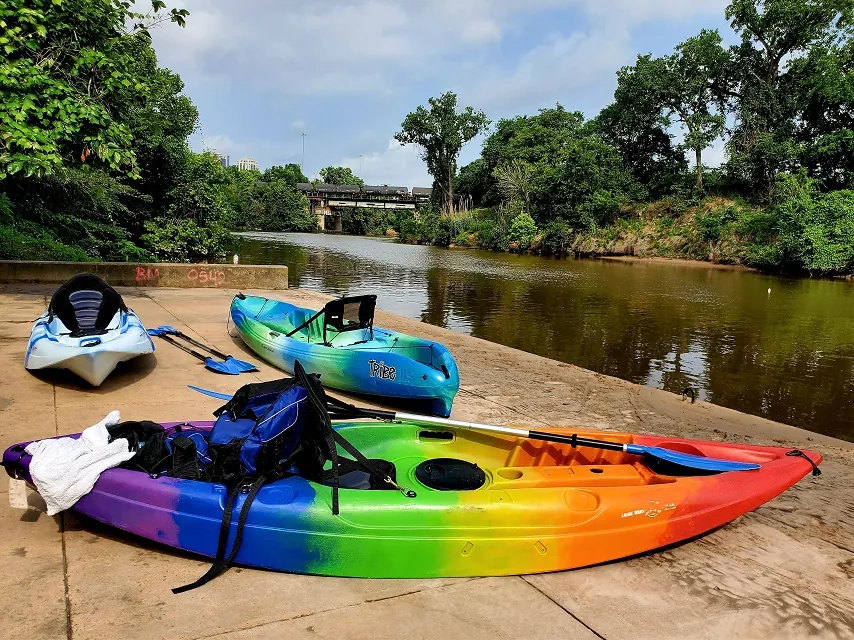 18. Kayaking on Buffalo Bayou & Sunset Skyline Tours