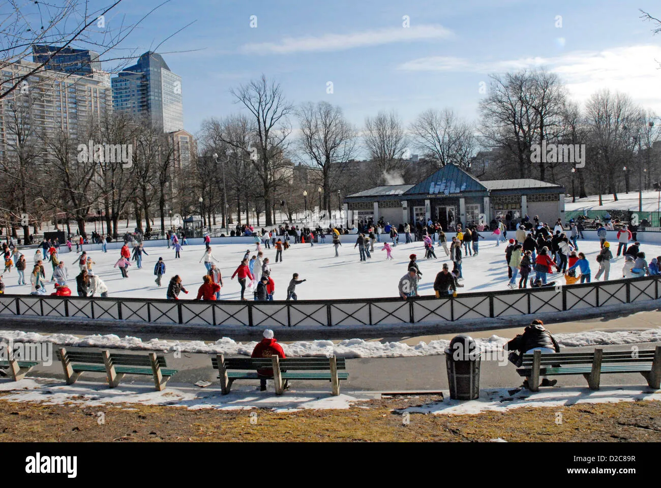 19. Ice Skate at Frog Pond (Winter) or Splash Pool (Summer)