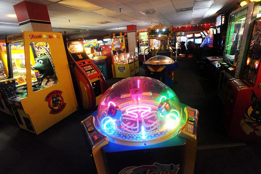 19. Play Arcade Games at Pinballz Arcade