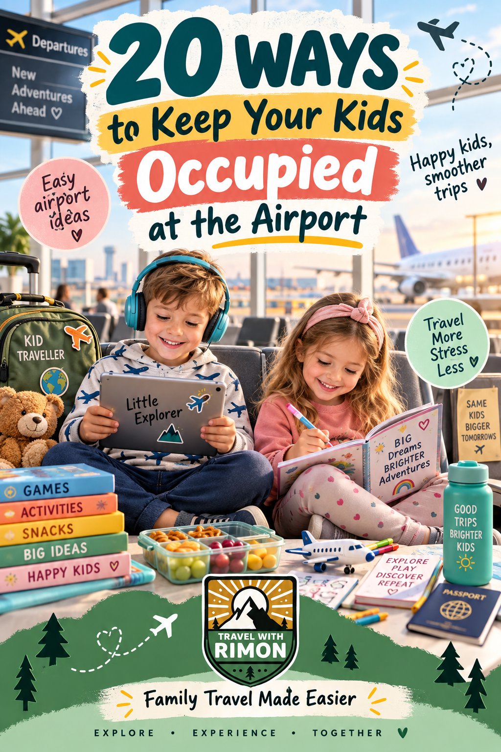 20 Ways to Keep Your Kids Occupied at the Airport