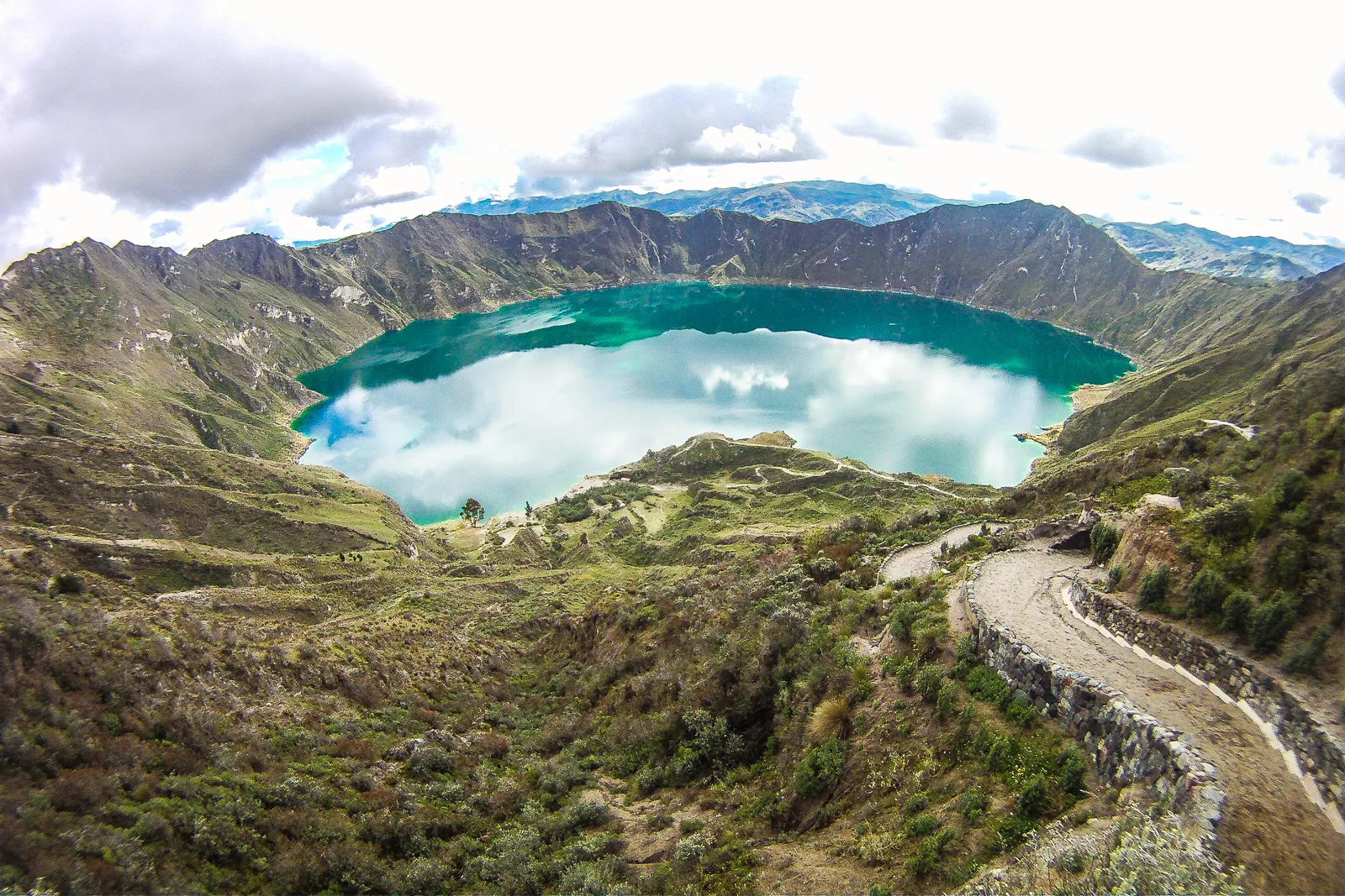 22. Visit Quilotoa Crater Lake