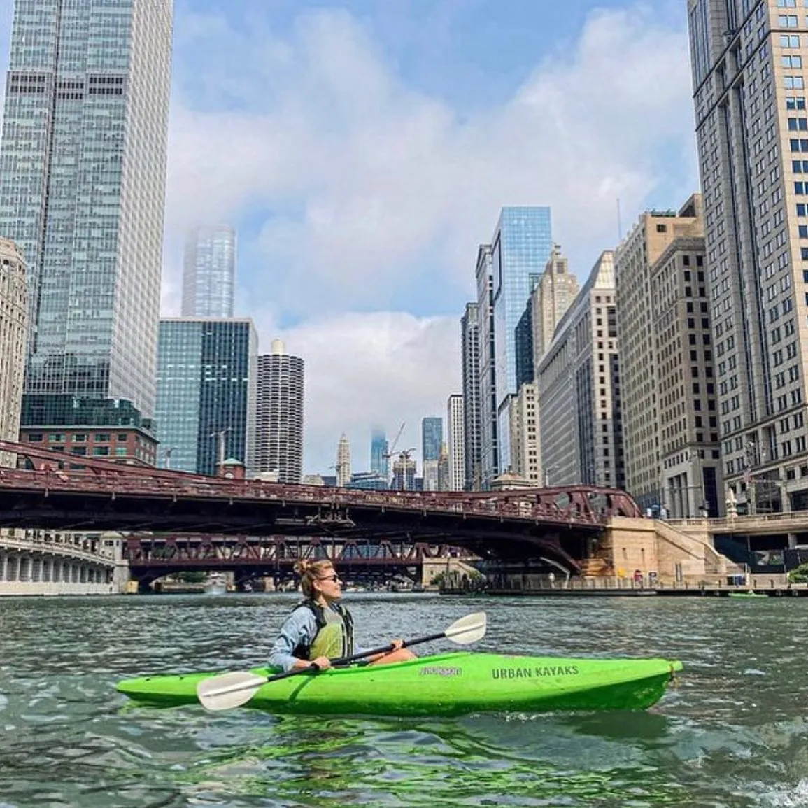 23. Take an Urban Kayak Tour on The Chicago River or Lake Michigan