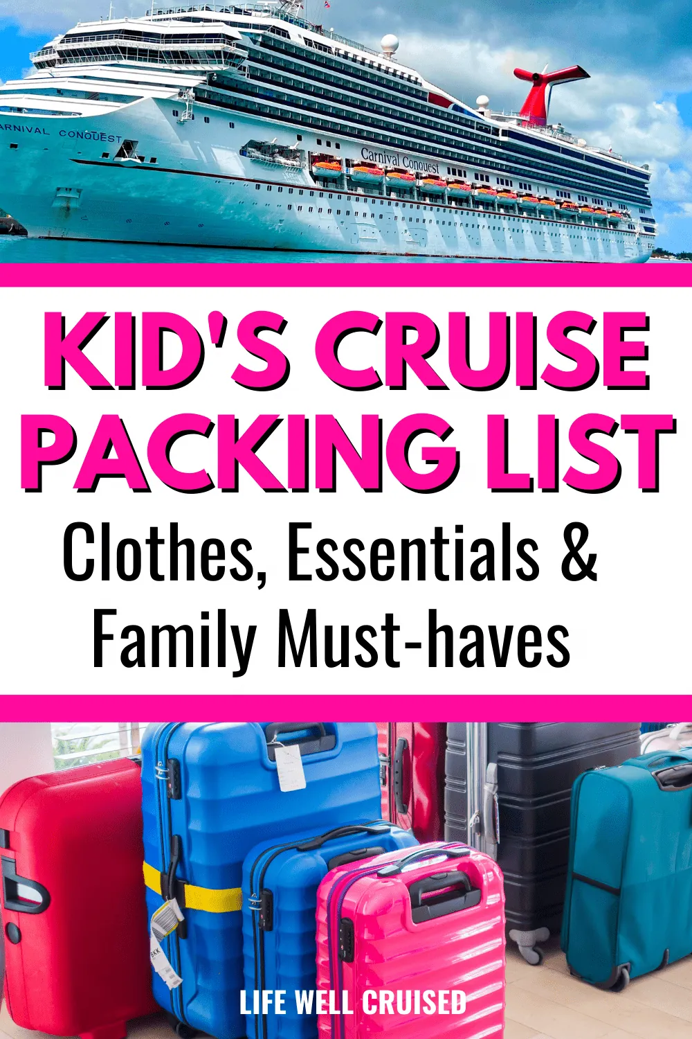 3. Clothing Essentials for Kids on a Cruise