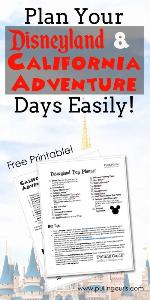 4. Three-Day Disneyland Itinerary