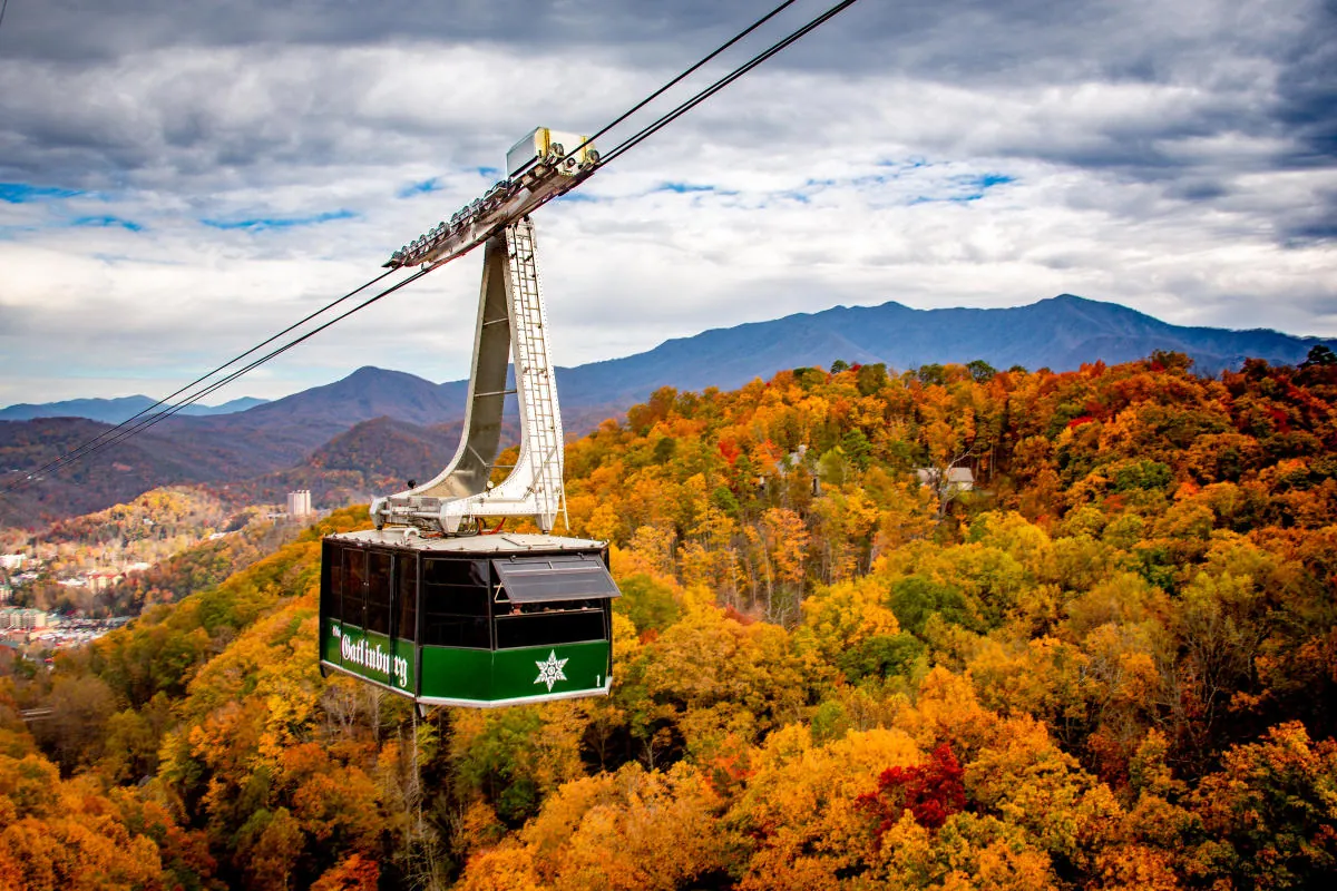 5. Ride the Ober Gatlinburg Aerial Tramway