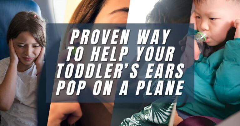 Proven Way to Help Your Toddler's Ears Pop on a Plane