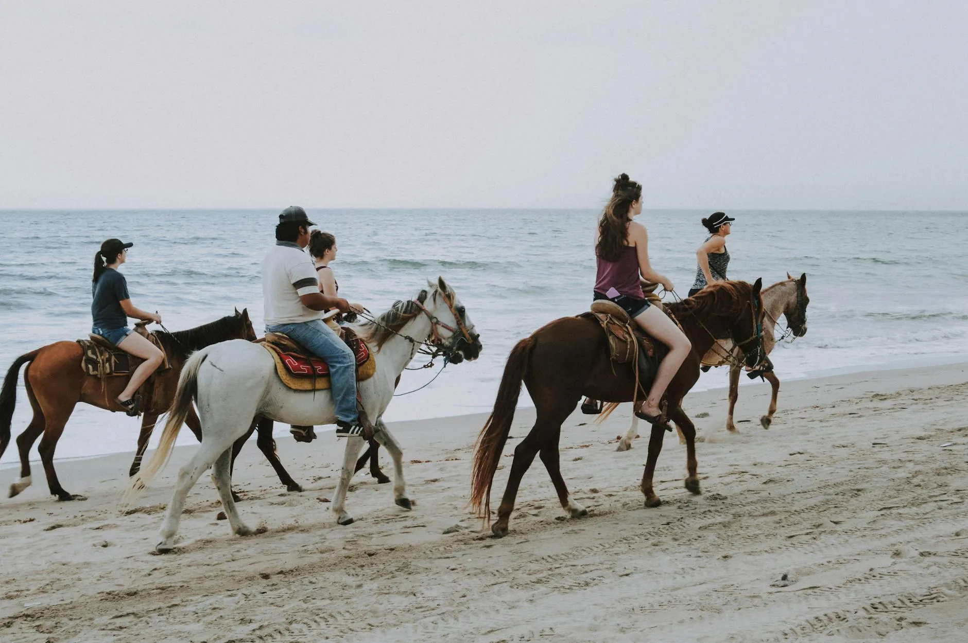 7. Horseback Riding on the Beach