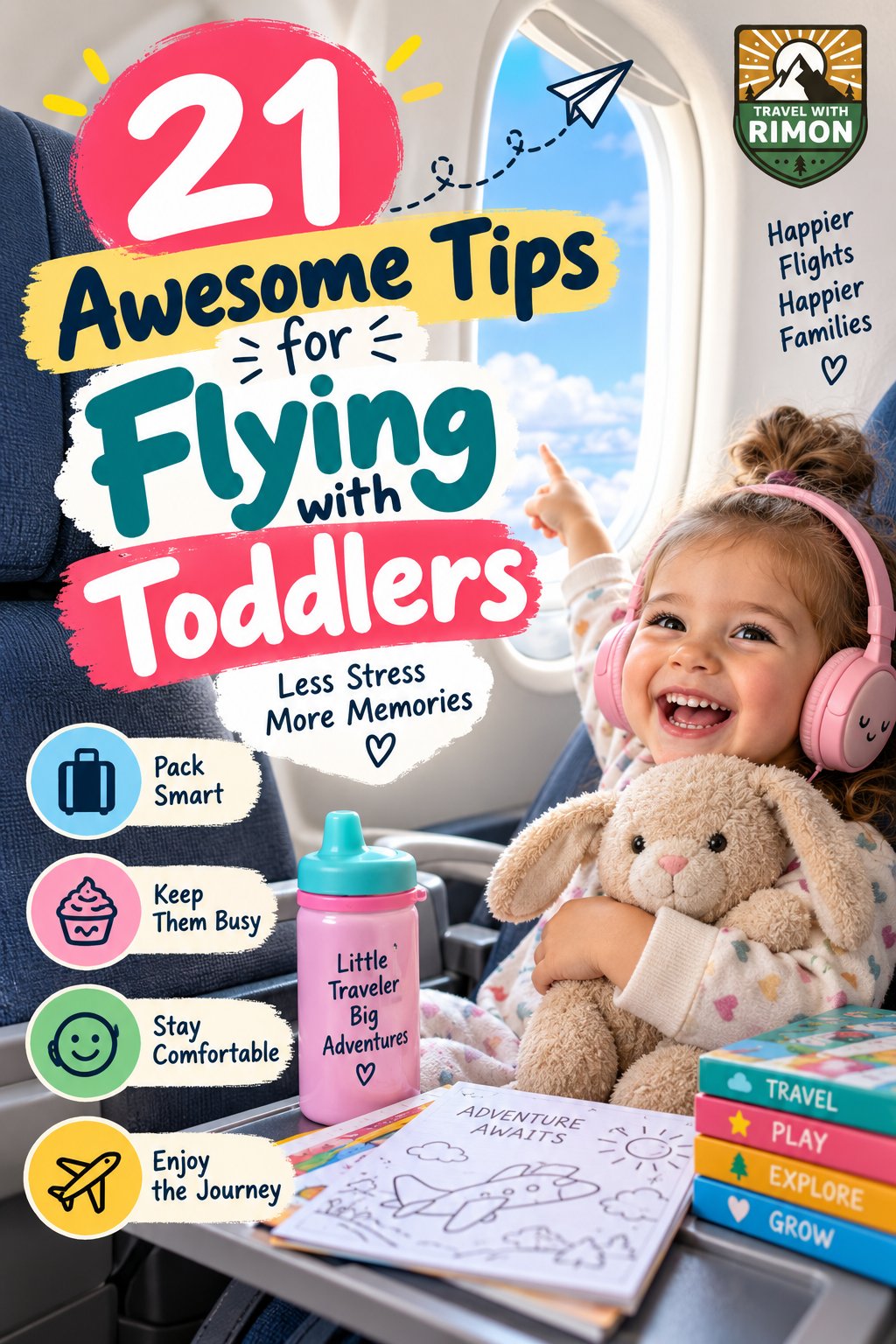 21 Awesome Tips for Flying with Toddlers