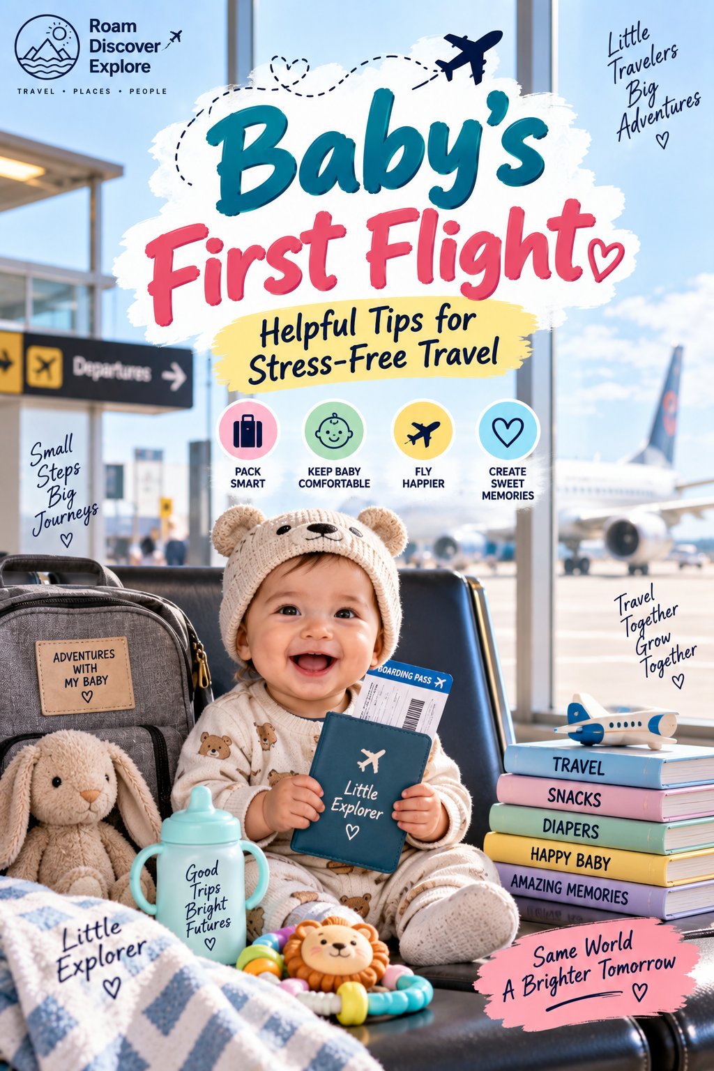 Baby’s First Flight: Helpful Tips for Stress-Free Travel
