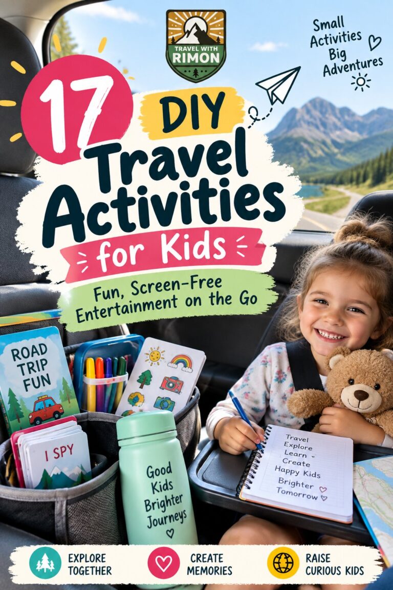 17 DIY Travel Activities for Kids: Fun, Screen-Free Entertainment on the Go