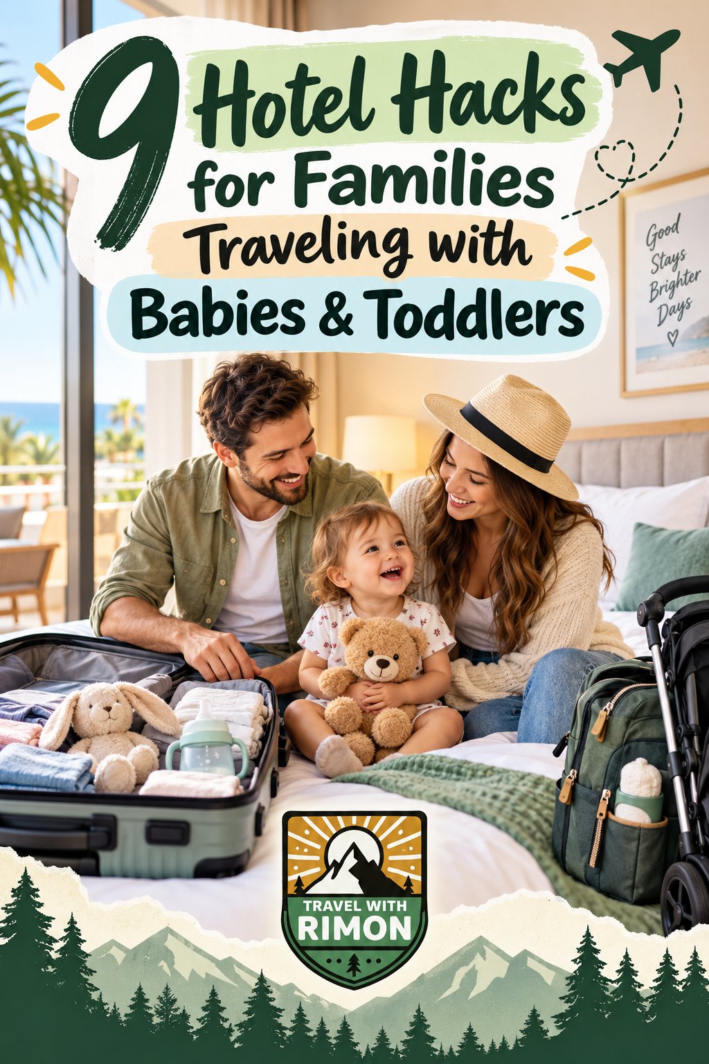 9 Hotel Hacks for Families Traveling with Babies & Toddlers