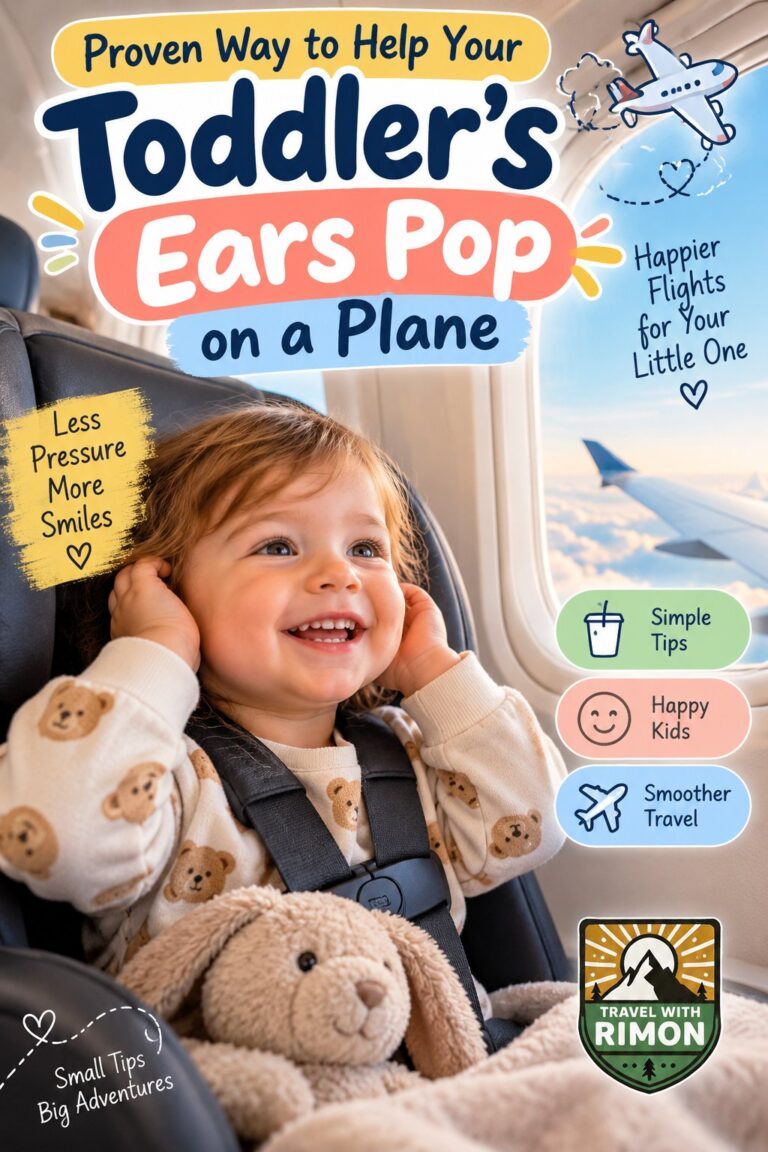 Proven Way to Help Your Toddler's Ears Pop on a Plane