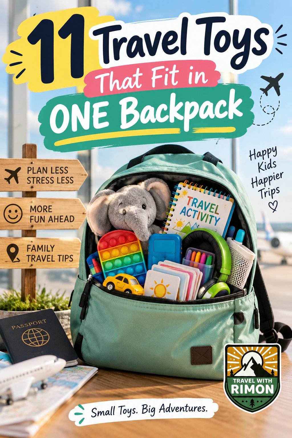 11 Travel Toys That Fit in ONE Backpack