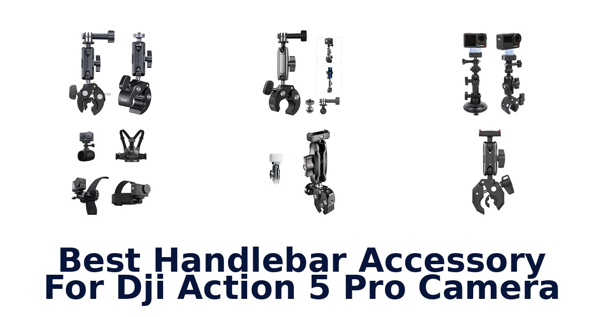 Best Handlebar Accessory For Dji Action 5 Pro Camera