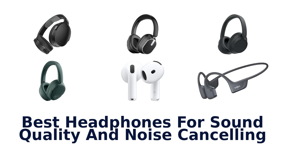 Best Headphones For Sound Quality And Noise Cancelling