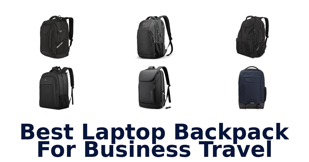 Best Laptop Backpack For Business Travel