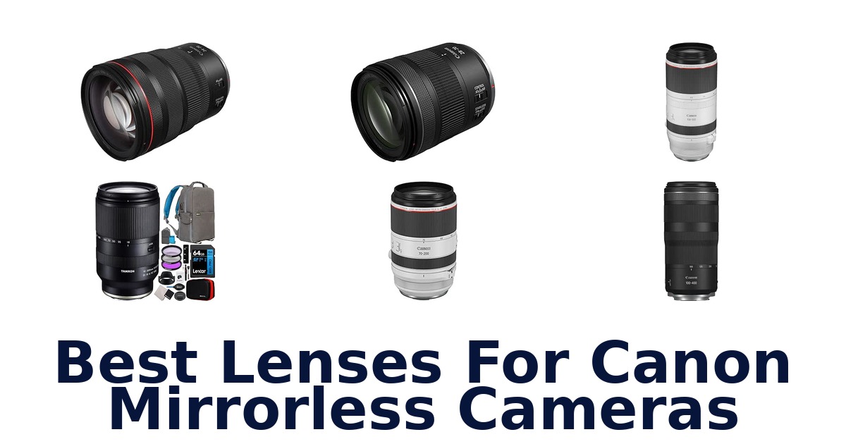 Best Lenses For Canon Mirrorless Cameras