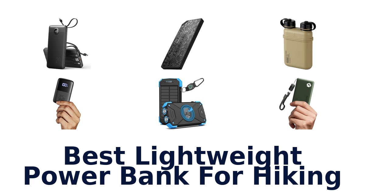 Best Lightweight Power Bank For Hiking