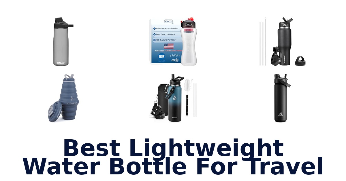 Best Lightweight Water Bottle For Travel