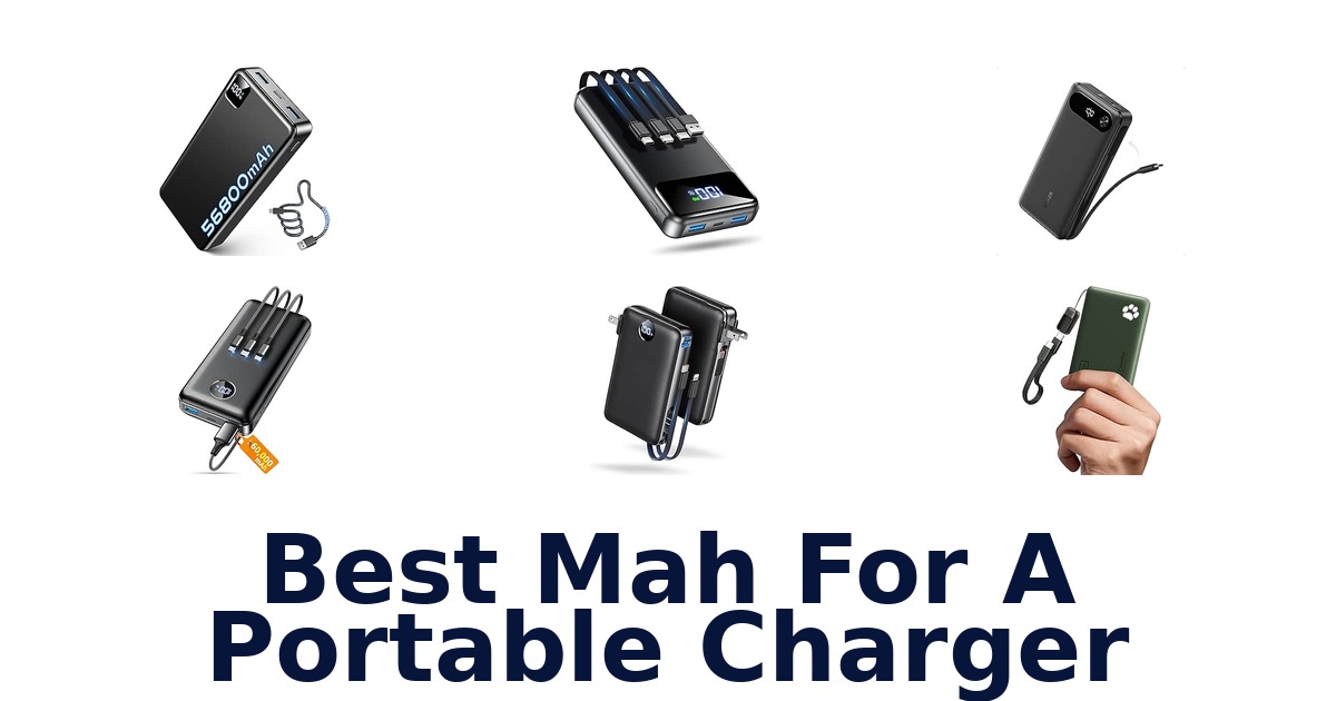 Best Mah For A Portable Charger