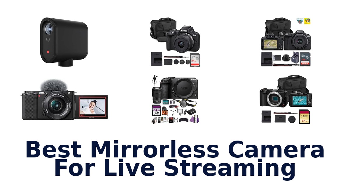 Best Mirrorless Camera For Live Streaming