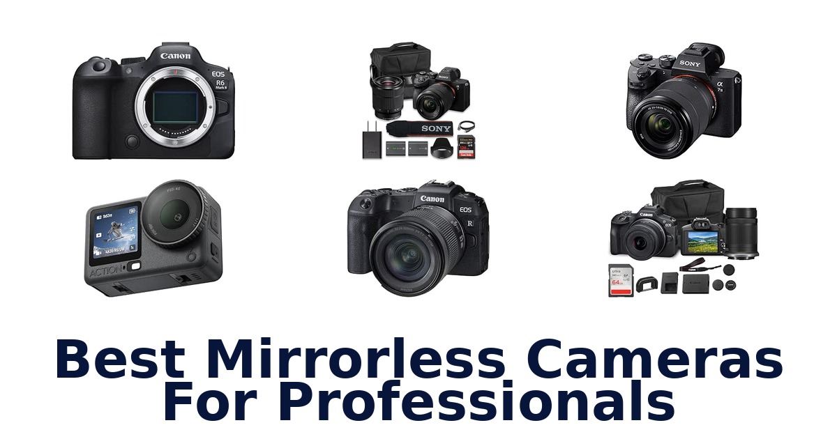 Best Mirrorless Cameras For Professionals