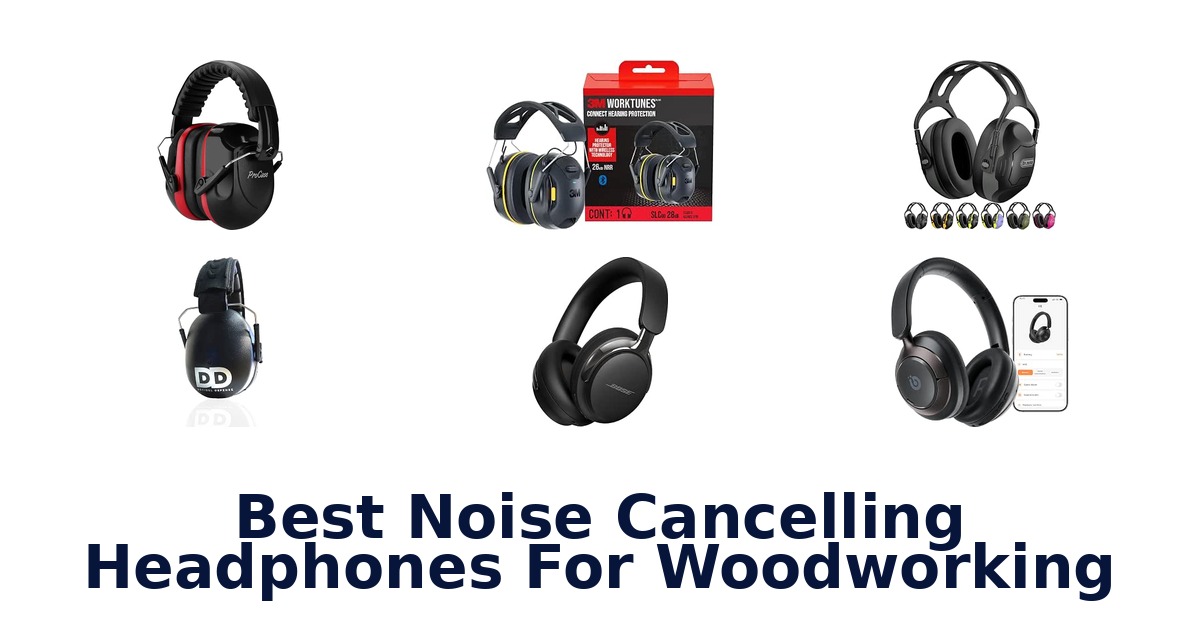Best Noise Cancelling Headphones For Woodworking