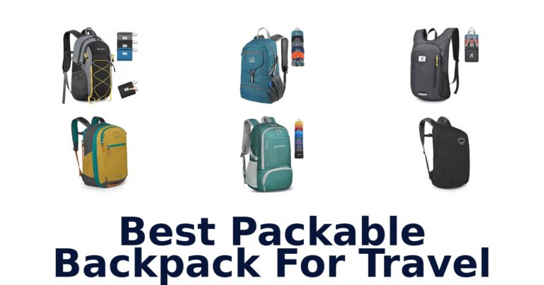Best Packable Backpack For Travel