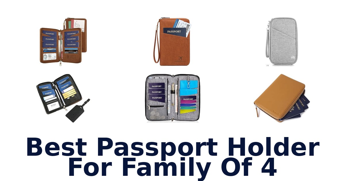 Best Passport Holder For Family Of 4