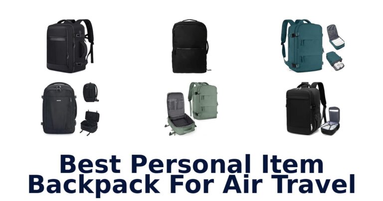 Best Personal Item Backpack For Air Travel