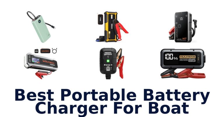 Best Portable Battery Charger For Boat