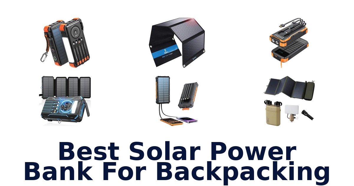 Best Solar Power Bank For Backpacking