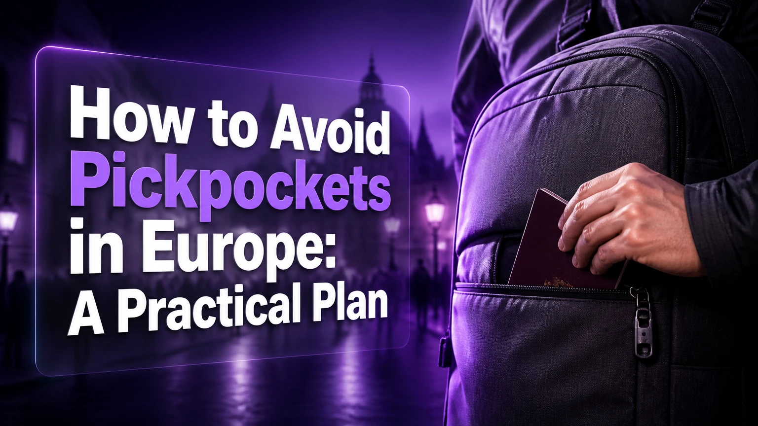 how to avoid pickpockets in europe