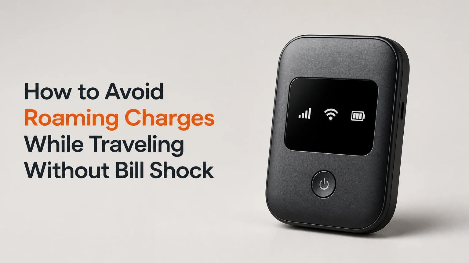 how to avoid roaming charges while traveling