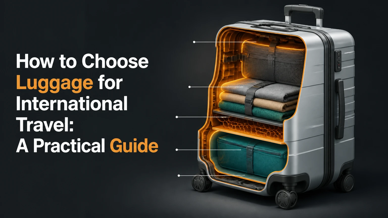 how to choose luggage for international travel