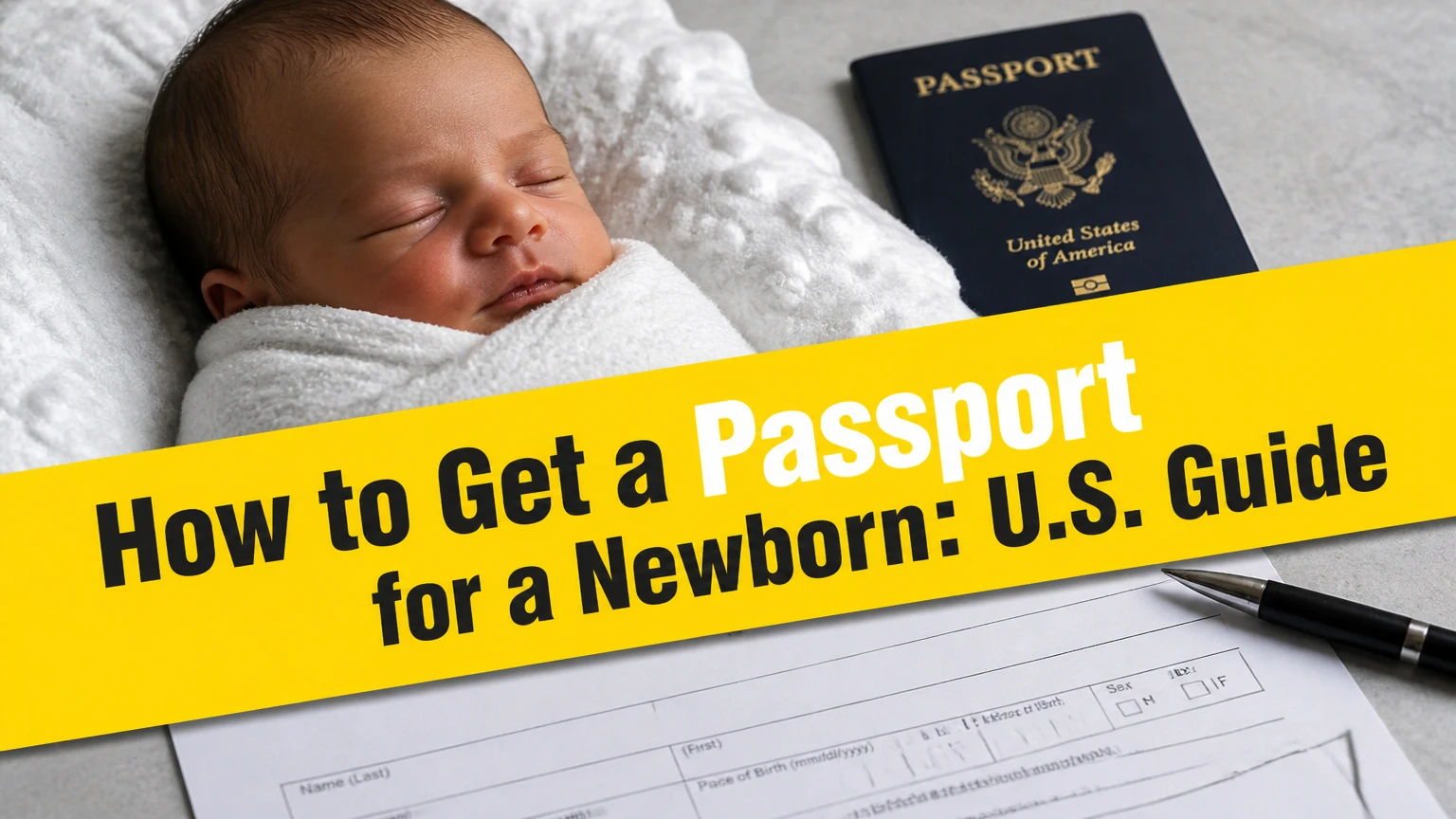 how to get a passport for a newborn